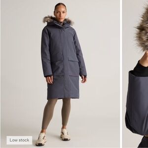 NWT Quince grey responsible down Parka NWT XL